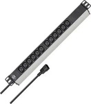 Brennenstuhl 1390007112, Brennenstuhl | Steckdosenleiste | Alu-Line 48,3cm 12xC13 2m