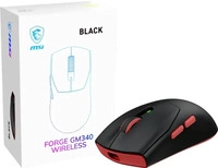 MSI S12-4301730-HH9, MSI Forge GM340 W Black WIRELESS Gaming Maus