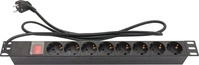 Good Connections GC-N0076, Good Connections 19" PDU Steckdosenleiste 8-fach