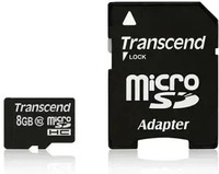 Transcend TS8GUSDHC10, Transcend Premium - Flash-Speicherkarte (microSDHC/SD-Adapter