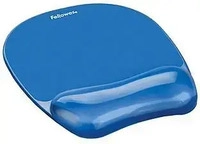 Fellowes 9114120, Fellowes Gel Crystals Mauspad mit Handgelenkauflage -...