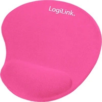 LogiLink ID0027P, LogiLink GEL Mauspad mit Handgelenkauflage - 235 &times; 200 mm - Pink