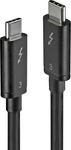 Lindy 41555, Lindy | Thunderbolt 3 Kabel, 0,5m