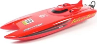 Amewi 26070, Amewi | Rennkatamaran Adventure rot 2,4 GHz 30km/h, 45cm, voll
