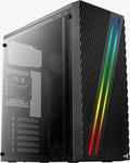 Aerocool ACCM-PV19012.11, AeroCool Streak - Schwarz - Acrylfenster