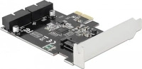 Delock 90387, Delock 2x internal USB 3.0 Pin Header - USB-Adapter - PCIe 2.0 - USB