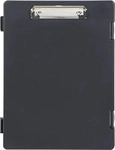 Maul 2349290, MAUL Klemmbrett mit Aufbewahrungsfach - A4 - schwarz - Kunststoff (PP)