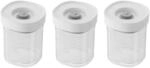 ZWILLING Fresh & Save CUBE CUBE Set, XS / 3-tlg, Transparent-Wei&szlig;