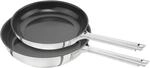 ZWILLING TrueFlow Bratpfannenset 2-tlg, 18/10 Edelstahl