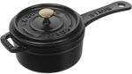 Staub Specialities Stieltopf 10 cm, Gusseisen, Schwarz