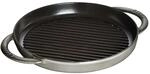Staub Grill Pans Pure Grill 26 cm, rund, Graphit-Grau, Gusseisen