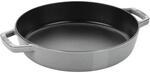 Staub Pans Bratpfanne mit 2 Griffen 20 cm, rund, Graphit-Grau, Gusseisen