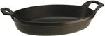 Staub Specialities Ofenform 21 cm, oval, Schwarz, Gusseisen