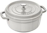 Staub La Cocotte Cocotte 22 cm, rund, Weisser Tr&uuml;ffel, Gusseisen
