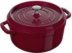 Staub La Cocotte Cocotte 26 cm, rund, Bordeaux, Gusseisen