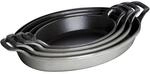 Staub Specialities Ofenform 21 cm, oval, Graphit-Grau, Gusseisen