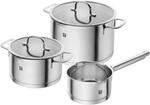 ZWILLING TrueFlow Kochtopfset 3-tlg, Edelstahl