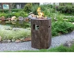 Elementi Gasfeuerstelle Tambora in Basalt-Optik aus Faserbeton