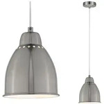 Neordic Pendelleuchte Hilla E27 max. 40W Eisen geb&uuml;rstet dimmbar Metall