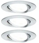 Paulmann Einbauleuchten Set Nova rund schwenkbar LED 3stepdim 3x6,5W 230V GU10...