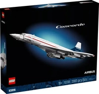 Lego 10318, Lego Icons Concorde Construction Game Durchsichtig Kinder