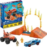 Mega Bloks HKF88, Mega Bloks Monster Trucks Track Tiger Shark Golden Kinder