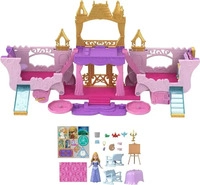 Disney Princess HWX17-UNIT, Disney Princess Zestaw Karoca-zamek 2w1 Figure Rosa