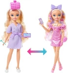 Barbie JGG38-UNIT, Barbie Malibu Dream Besties Hair Salon Doll Lila Kinder