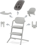 Cybex 521003215, Cybex Lemo2 4 In 1 Home Highchair Silber Kinder Suede Grey