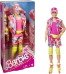 Barbie HRF28-UNIT, Barbie The Movie Inline Skating Ken Doll Rosa Kinder