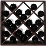 Vinikea Boca - 20 Flaschen - Dunkel lackiert Kiefernholz