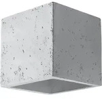 Wandleuchte QUAD G9 cube oben/unten industriegrau SOLLUX