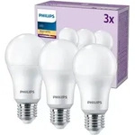 Set mit 3x E27 A65 LED-Gl&uuml;hbirne 13W = 100W 1521lm 2700K Warmwei&szlig; 150&deg; PHILIPS