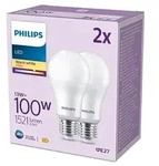 LED Lampen Set 2x E27 A67 13W = 100W 1521lm 2700K Warmwei&szlig; 150&deg; PHILIPS