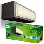 Garten LED-Wandleuchte STRATOSPHERE 3.8W 2700K Warmwei&szlig; IP44 Anthrazit PHILIPS