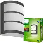 Garten LED-Wandleuchte PYTHON 3.8W 2700K warm IP44 Anthrazit PHILIPS Ultra Efficient