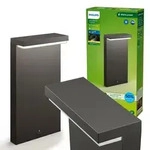 BUSTAN 3.8W 2700K warm IP44 Anthrazit PHILIPS Ultra Efficient LED...