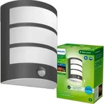 PYTHON 3.8W Bewegungsmelder 2700K Warm IP44 Anthrazit PHILIPS Ultra Efficient Garten