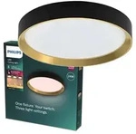 LED Plafond Deckenleuchte 24W 2700lm 2700K SceneSwitch Schwarz Hanno Philips