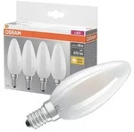 4x LED-Lampe B35 Kerze E14 4W = 40W 470lm 2700K Warmwei&szlig; 300&deg; BASE Osram