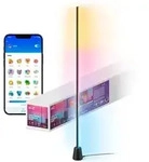 LED Gaming Stehlampe RGBIC Gradient 135cm Bodenleuchte Smart SMART WiFi...