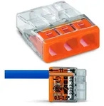 WAGO 2273-203 Quick Connect Installationsverbinder f&uuml;r DRAHT 3x0,5-2,5mm
