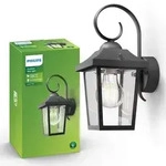 Gartenleuchte LED Wandleuchte BUZZARD myGarden E27 IP44 Downward Lantern Schwarz