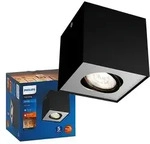 LED-Halogen-Anbauleuchte 4,5W BOX Beweglich Schwarz PHILIPS