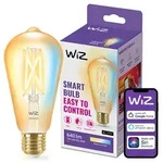 LED-Gl&uuml;hbirne E27 ST64 7W = 50W Gl&uuml;hfaden Amber SMART WiFi WiZ