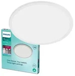 LED-Deckenleuchte SUPERSLIM 15W 4000K 25cm IP44 Dimmbar Wei&szlig; PHILIPS