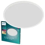 Aufbau LED Deckenleuchten SUPERSLIM 36W 2700K 55cm Dimmbar Wei&szlig; PHILIPS