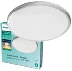 Plafond LED-Anbau-Deckenleuchte SPRAY 12W 2700K 29cm IP44 Silber Rund PHILIPS