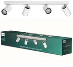 KOSIPO Decke Wandlampe Reflektor 4x GU10 Wei&szlig; Moving PHILIPS