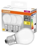 3x LED Lampen E27 P45 4W = 40W 470lm 2700K Warmwei&szlig; 300&deg; OSRAM